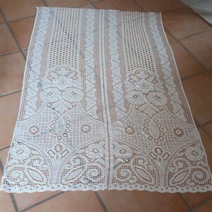 Boho curtain / 1980s vintage curtain / vintage sofa throw / antique curtain