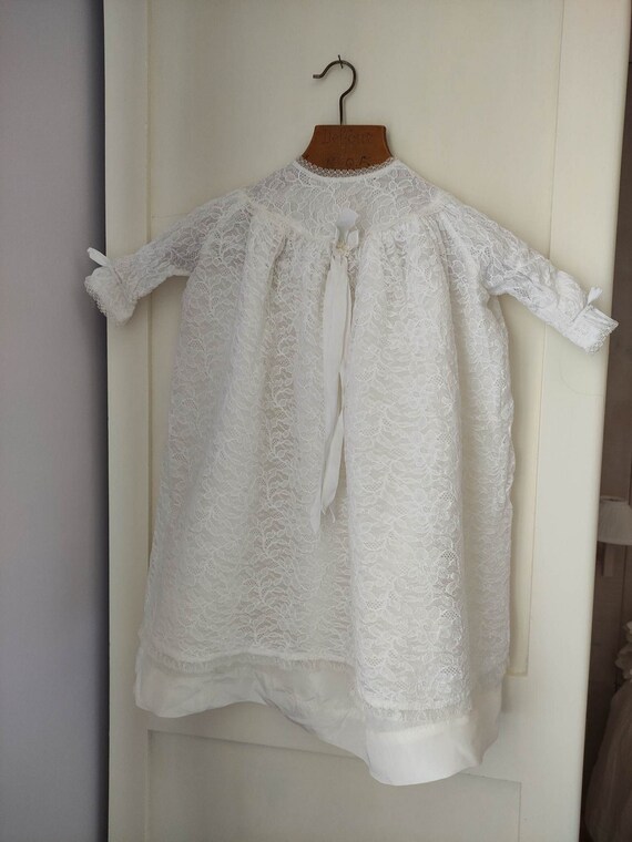 Robe de baptême ancienne / linge ancien français / ro… Gem