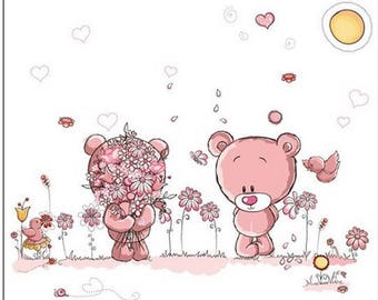 Great wall decal for girl / 140 X 165 cm