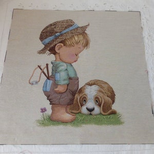 47 x 47 cm fabric vignette / children&#39;s fabric/ children&#39;s fabric patch/ fabric print / cushion fabric