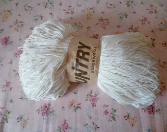 Large skein of wool of 400 grams / ball of unbleached wool 400 gr / large ball of wool