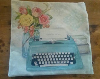 Vintage style pillow cover / 50s