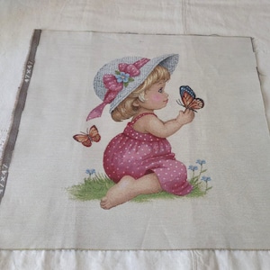 47 x 47 cm fabric vignette / children&#39;s fabric/ children&#39;s fabric patch/fabric print / child cushion fabric