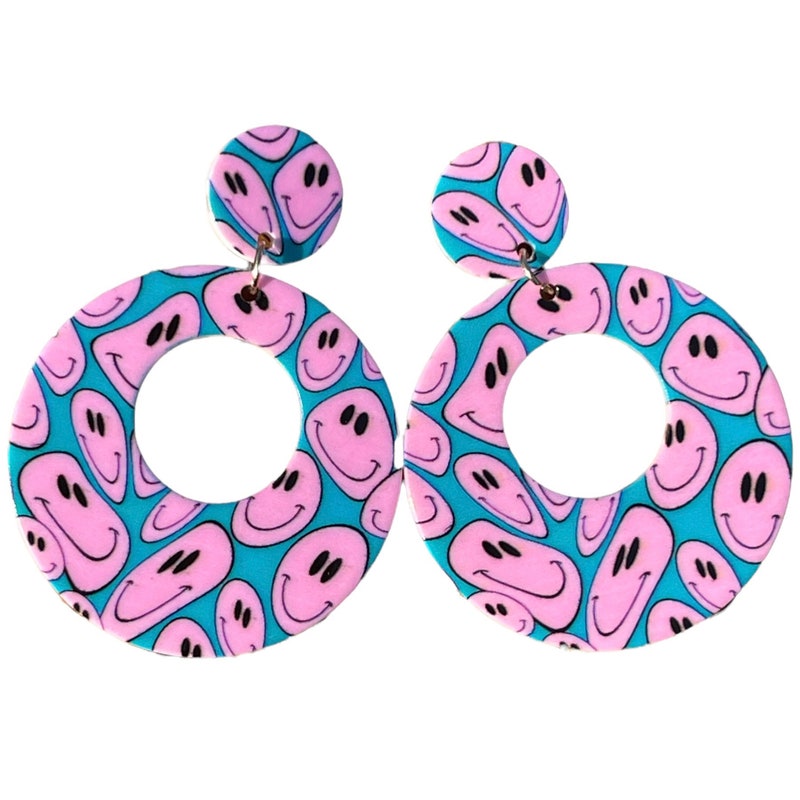Retro Hoop Earrings