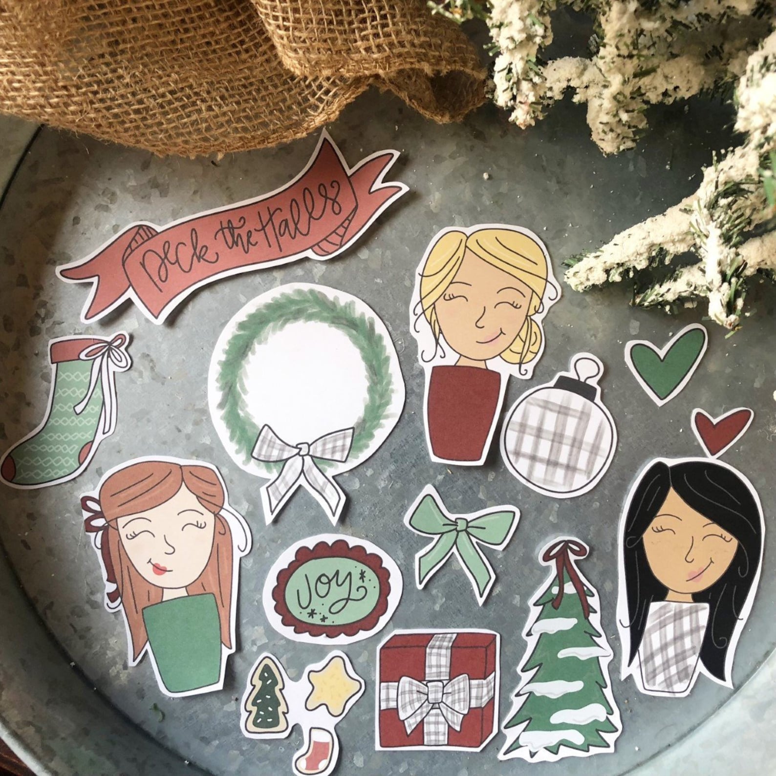 Deck the Halls INSTANT DOWNLOAD PDF - Etsy