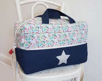 Sac A Langer Bebe Fille Sac De Voyage Coton Patchwork Rose Etsy Sac A Langer Bebe Fille Sac De Voyage Coton Patchwork Rose Etsy