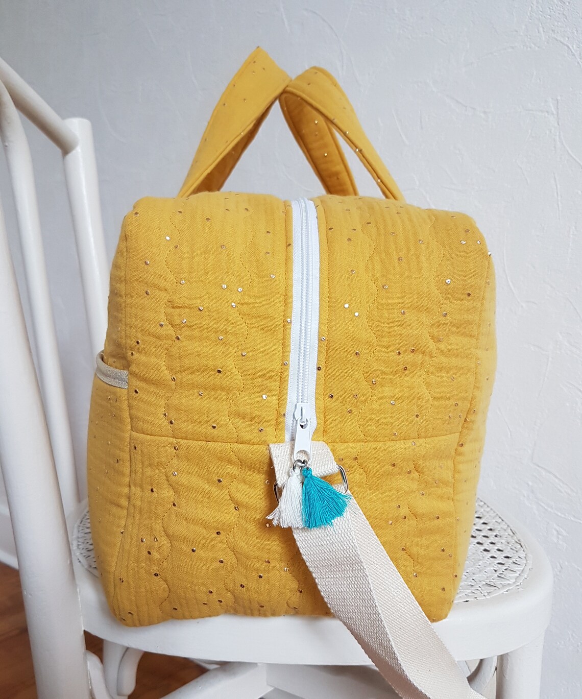 Sac à langer bébé sac de voyage double gaze de coton | Etsy