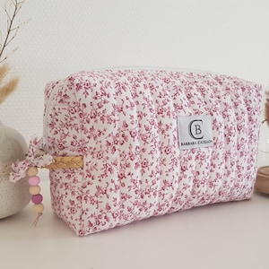 Women&#39;s or children&#39;s toiletry bag, quilted liberty. Gift for birth, birthday, Mother&#39;s Day, Christmas.