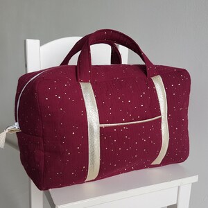 Sac A Langer Bebe Sac De Voyage Double Gaze De Coton Etsy