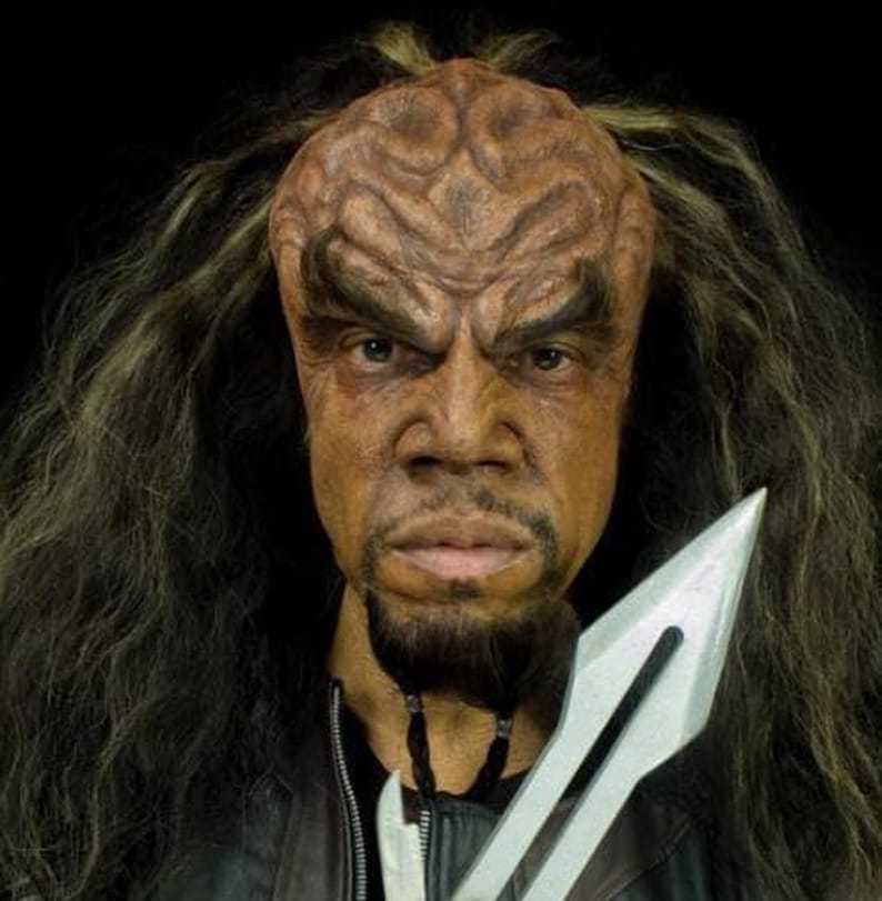 Klingon Foam Latex Prosthetic Forehead and Nose for Halloween Etsy