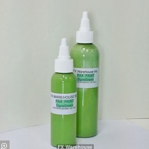 Shrek the Musical PAX Paint Makeup for body, latex pieces and prosthetics