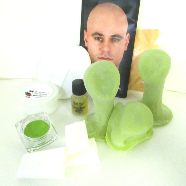 Ogre Shrek Adult Makeup Kit - includes Ears & Nose