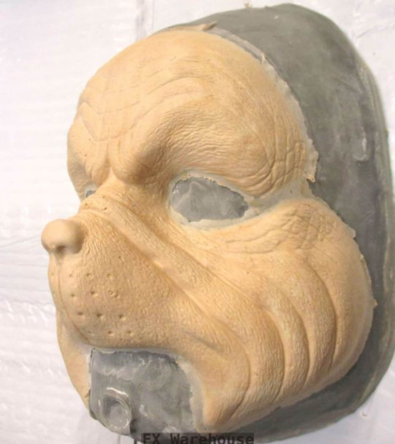 Grinch Foam Latex Prosthetic Mask Includes 1oz Grouch Green Etsy