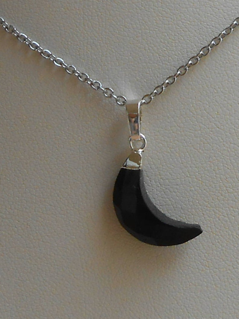 gift idea for women labradorite pendant Crescent moon pendant agate pendant natural stone pendant