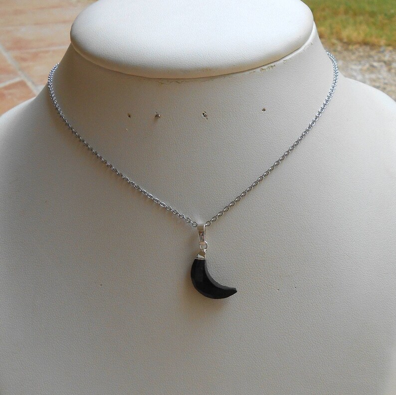 gift idea for women labradorite pendant Crescent moon pendant agate pendant natural stone pendant