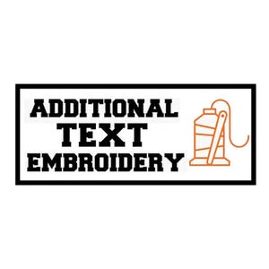 Additional Text Embroidery
