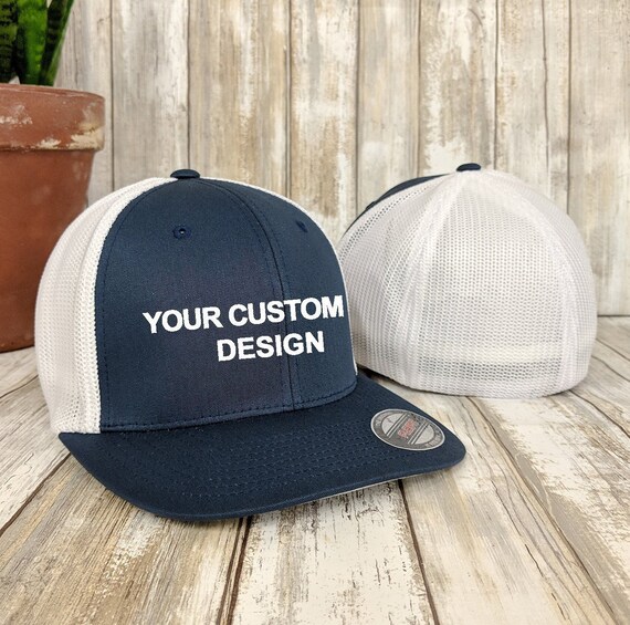 Custom Flexfit Trucker Hat / OSFM Only / Trucker Cap / Personalized Mesh  Caps / Embroidered 6 Panel / Bachelor Party Hats - Etsy