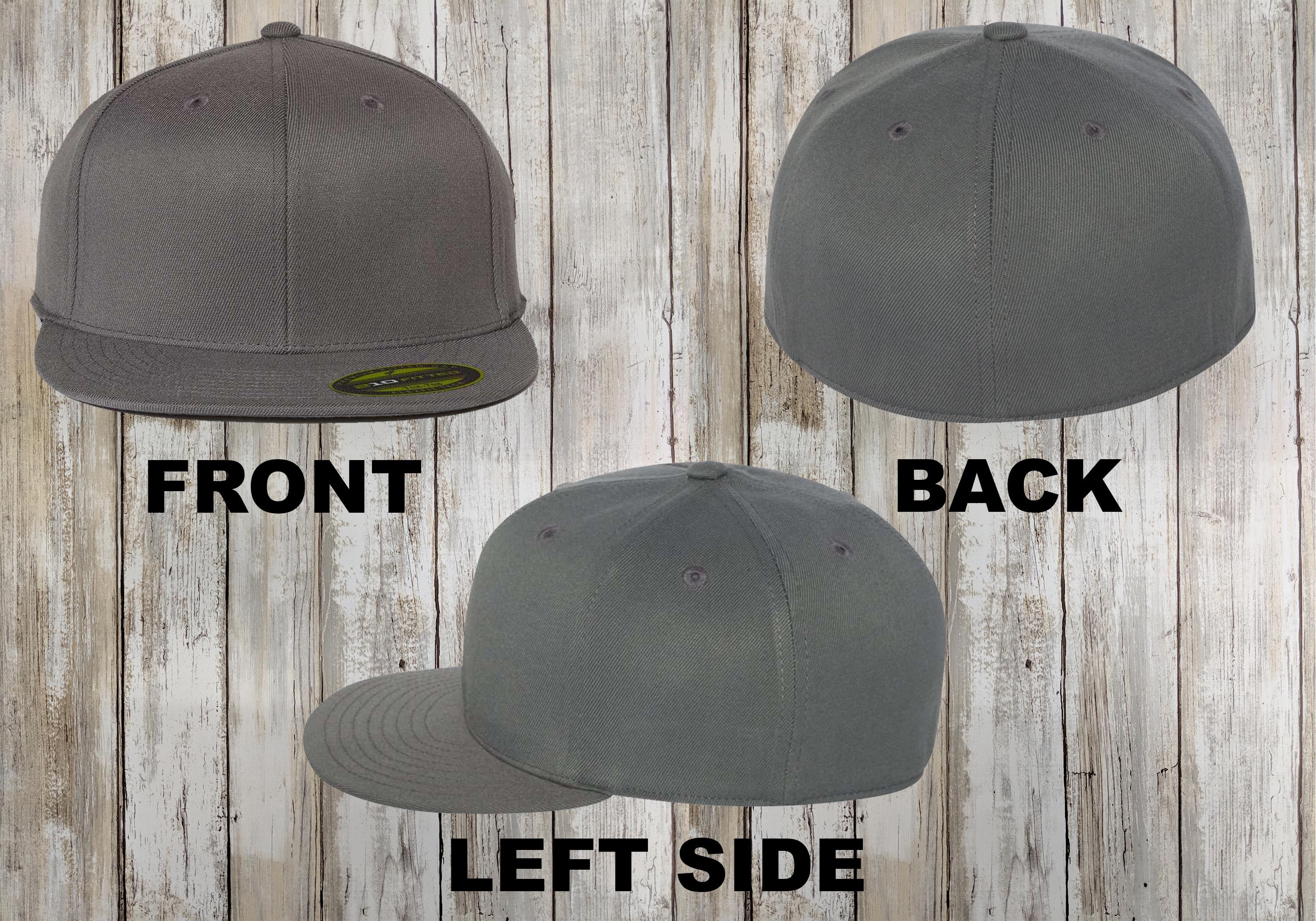 Yupoong Flexfit Mens /Womens 210 Fitted Flat Peak /Baseball  display picture 3