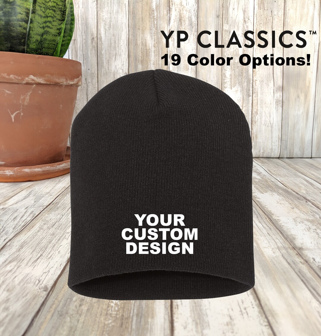 Custom hats, caps & beanies - personalized designs