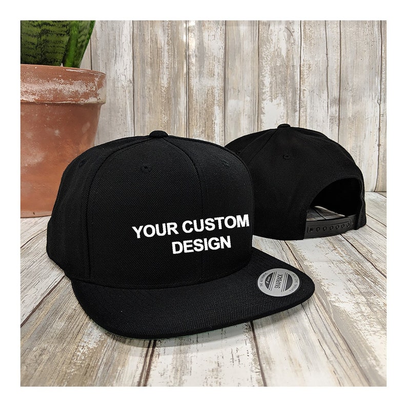 Custom Snapback Hat / Yupoong Classic Snap Back Caps / Etsy