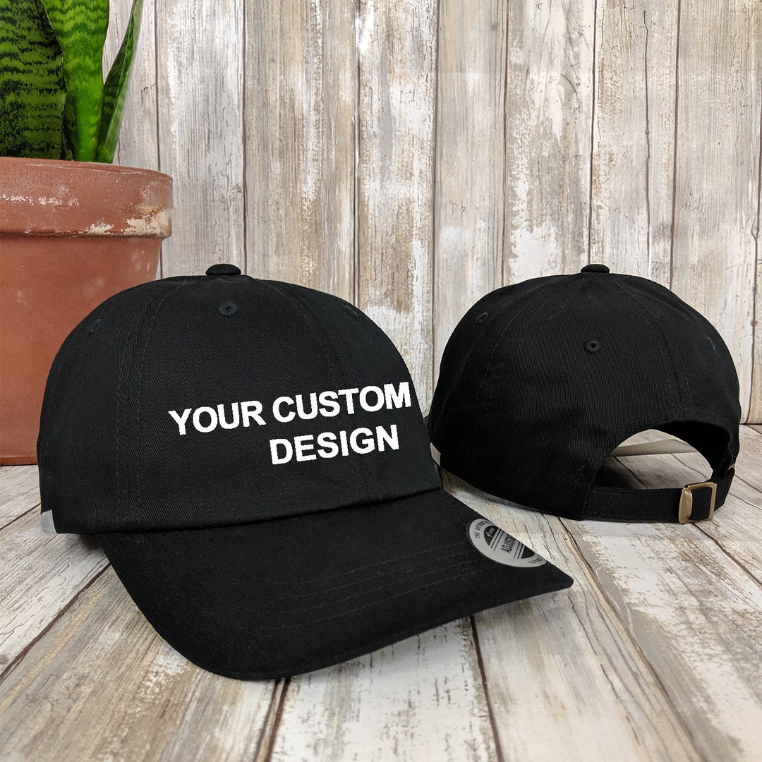 Yupoong Custom Adjustable Dad Hat / Personalized Low Profile Cap