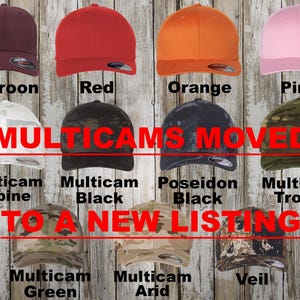 Custom Embroidered Yupoong Flexfit Hat: Personalized Fitted Adult Cap, XXL Available* Bild 4