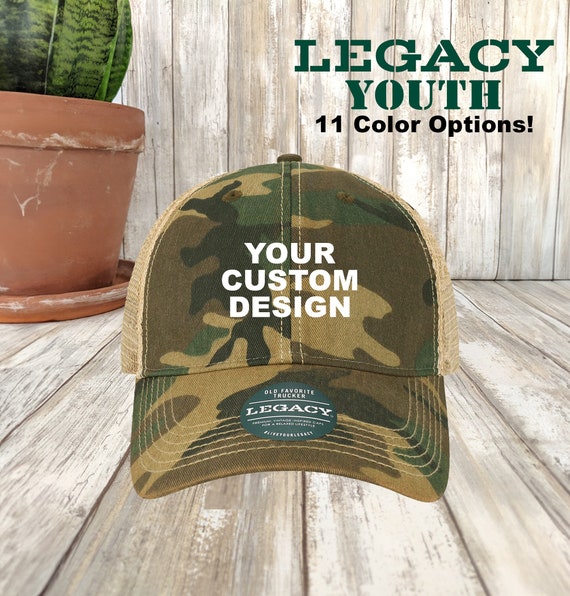 LEGACY Custom Youth Trucker Hat / Old Favorite Trucker / Personalized Mesh  Caps / Unstructured / Embroidered 6 Panel / Youth Size -  Canada