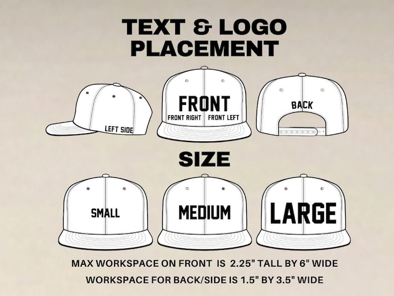 Custom Embroidered Yupoong 110 Snapback Hat: Personalized 6 Panel Cap, Bigger Head Size Range image 11
