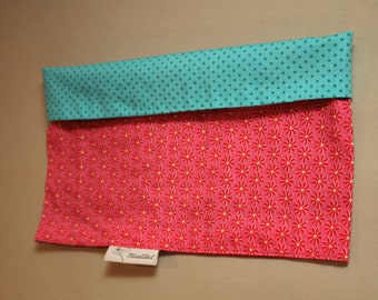 Reversible Snood (neck circumped) off-season 100% cotton 8/14 years / tube scarf
