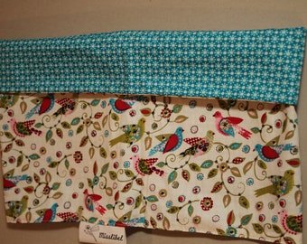 Reversible Snood (neck circumped) off-season 100% cotton 8/14 years / tube scarf