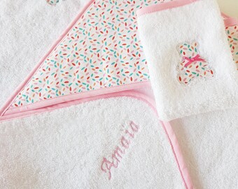 Cape De Bain Bebe Personnalisee Etsy