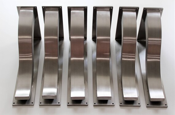 Large Stainless Steel Countertop Support Brackets Etsy
