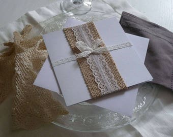 nature wedding invitation