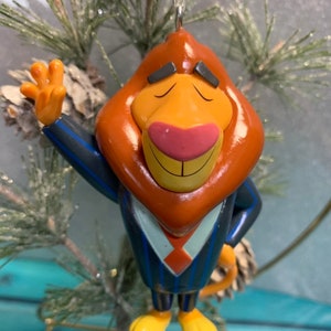 Custom LEODORE LIONHEART 3.5” Christmas ornament disney zootopia ooak upcycled lion
