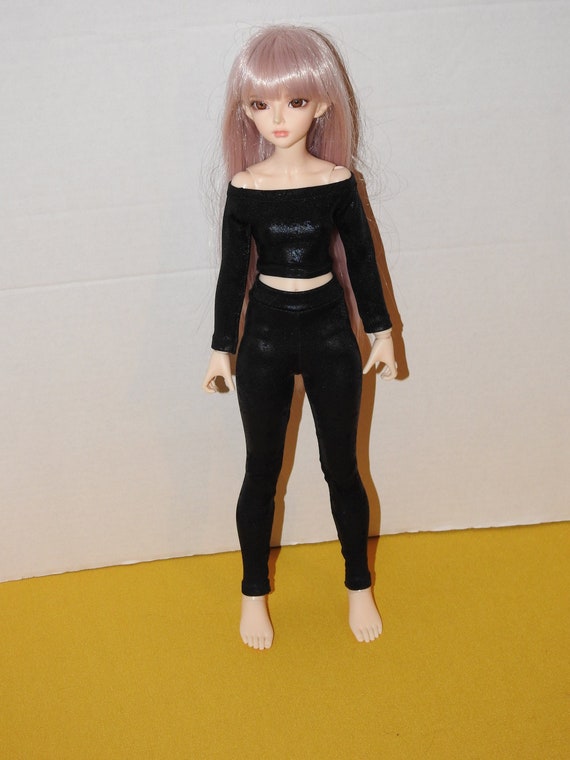 Black off shoulder top for Minifee/Slim MSD