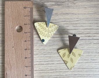 Bijoux origami Boucles d'oreilles origami papier japonais