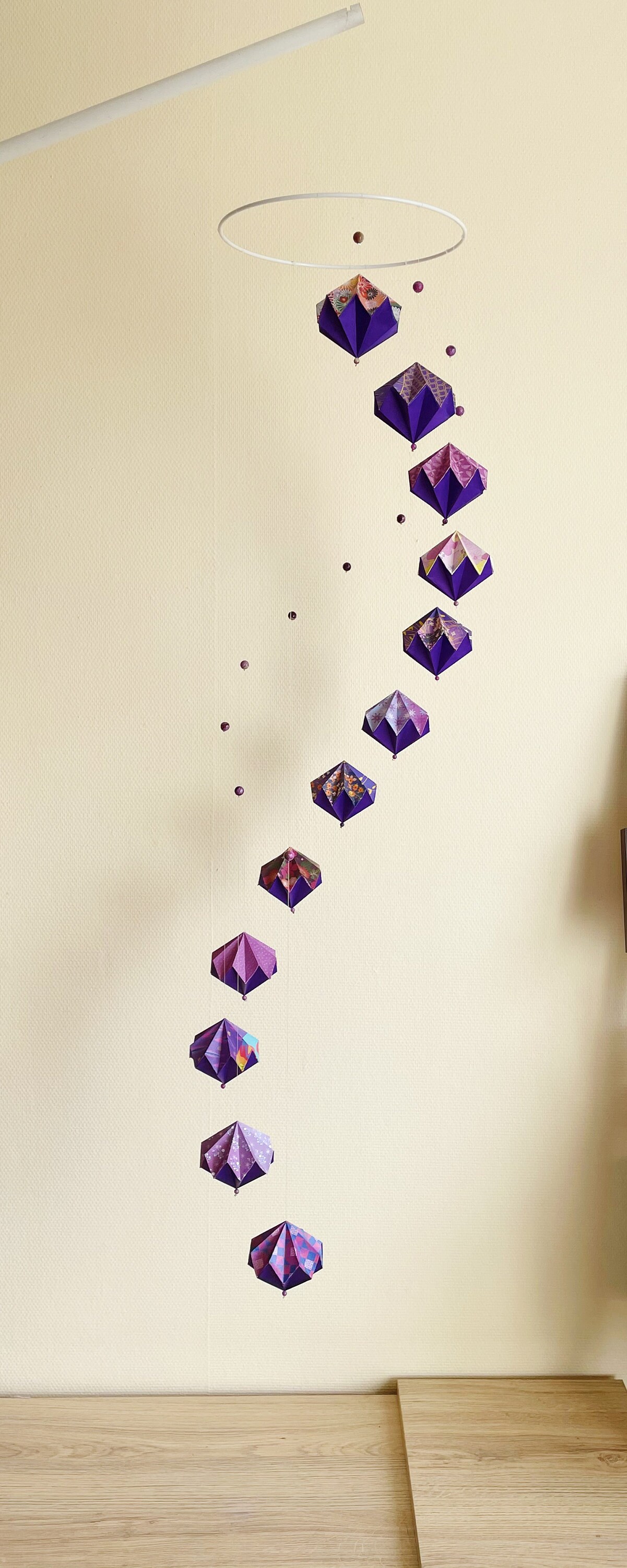 Mobile Origami Pampilles ou Diamants