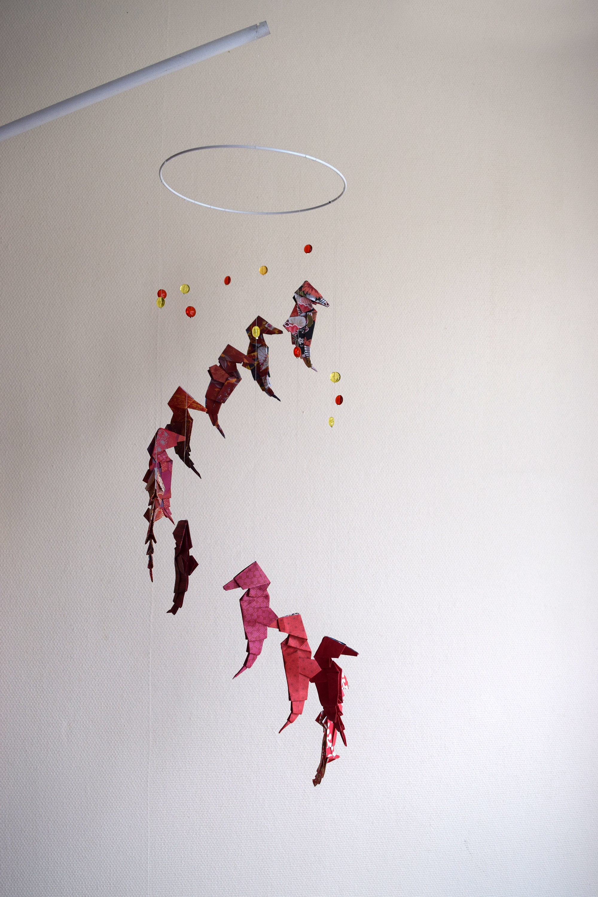 Mobile Origami Hippocampe