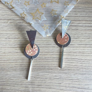 Origami jewelry Japanese paper origami earrings