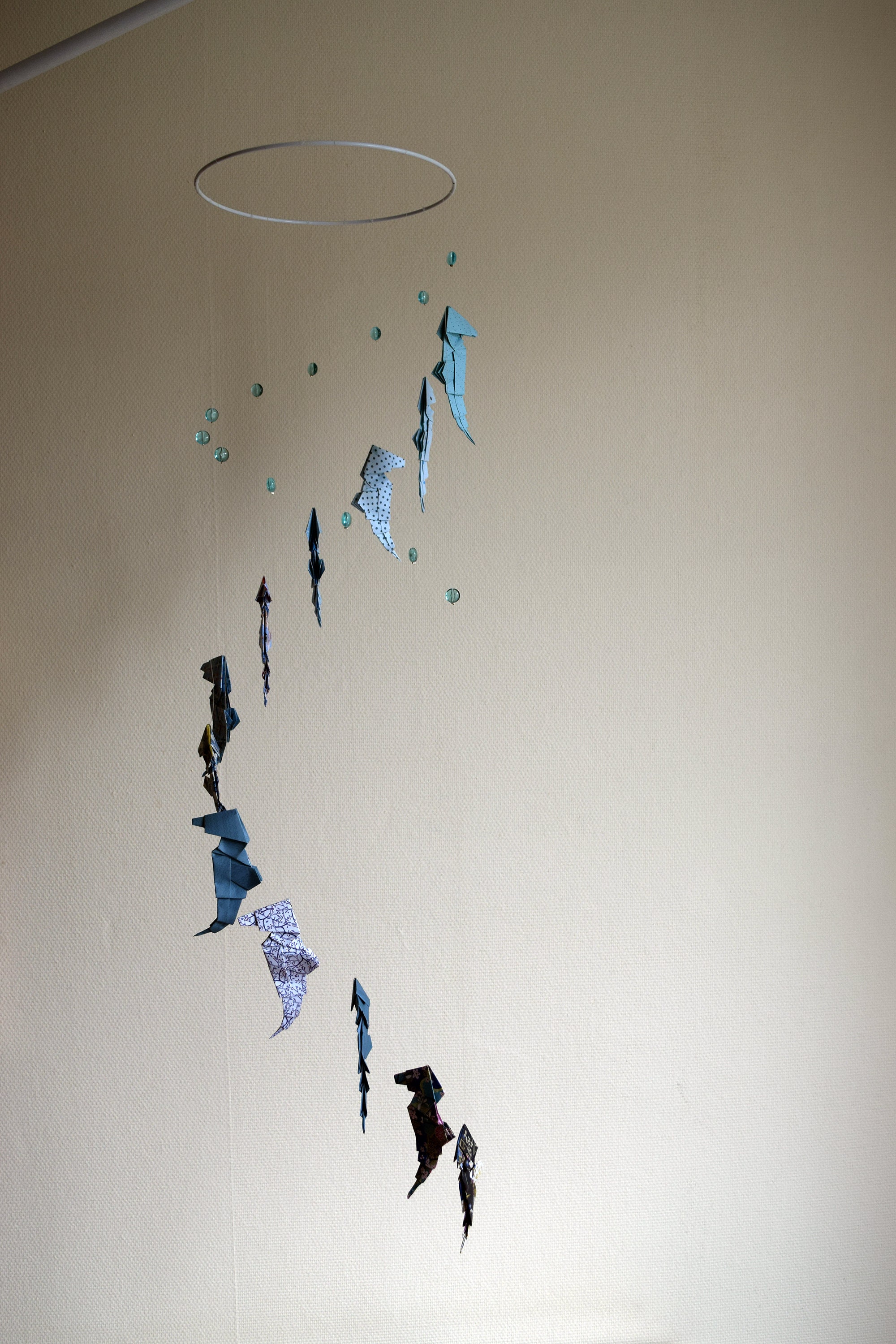 Mobile Origami Hippocampe