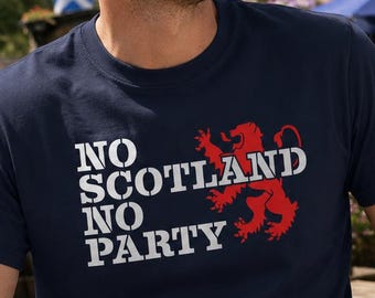 No Scotland No Party T-Shirt: Scottish Football Tee 2026
