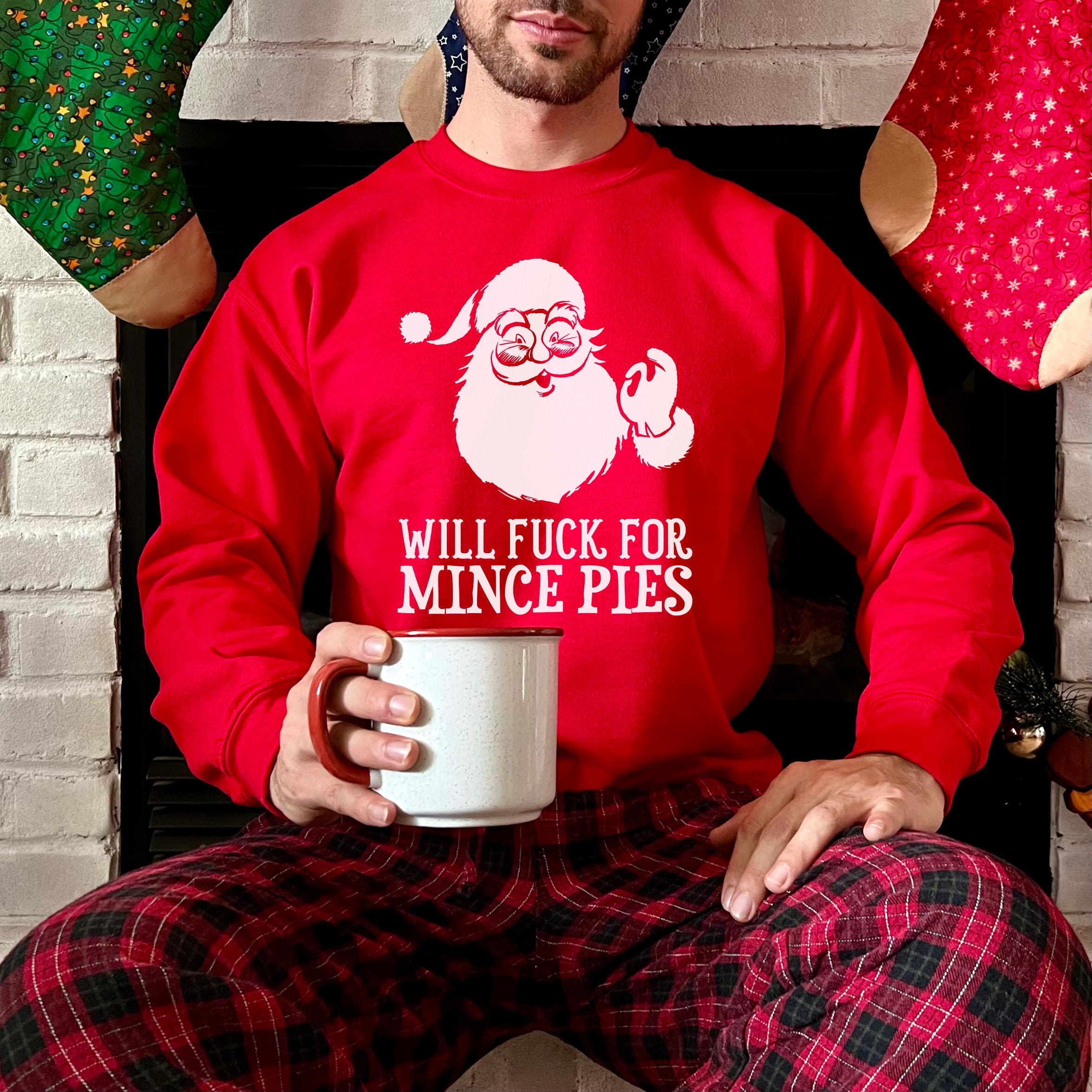 Mens rude christmas jumpers hot sale