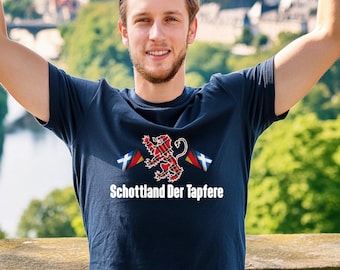 Scotland The Brave T-Shirt: Funny Scottish Football Tee