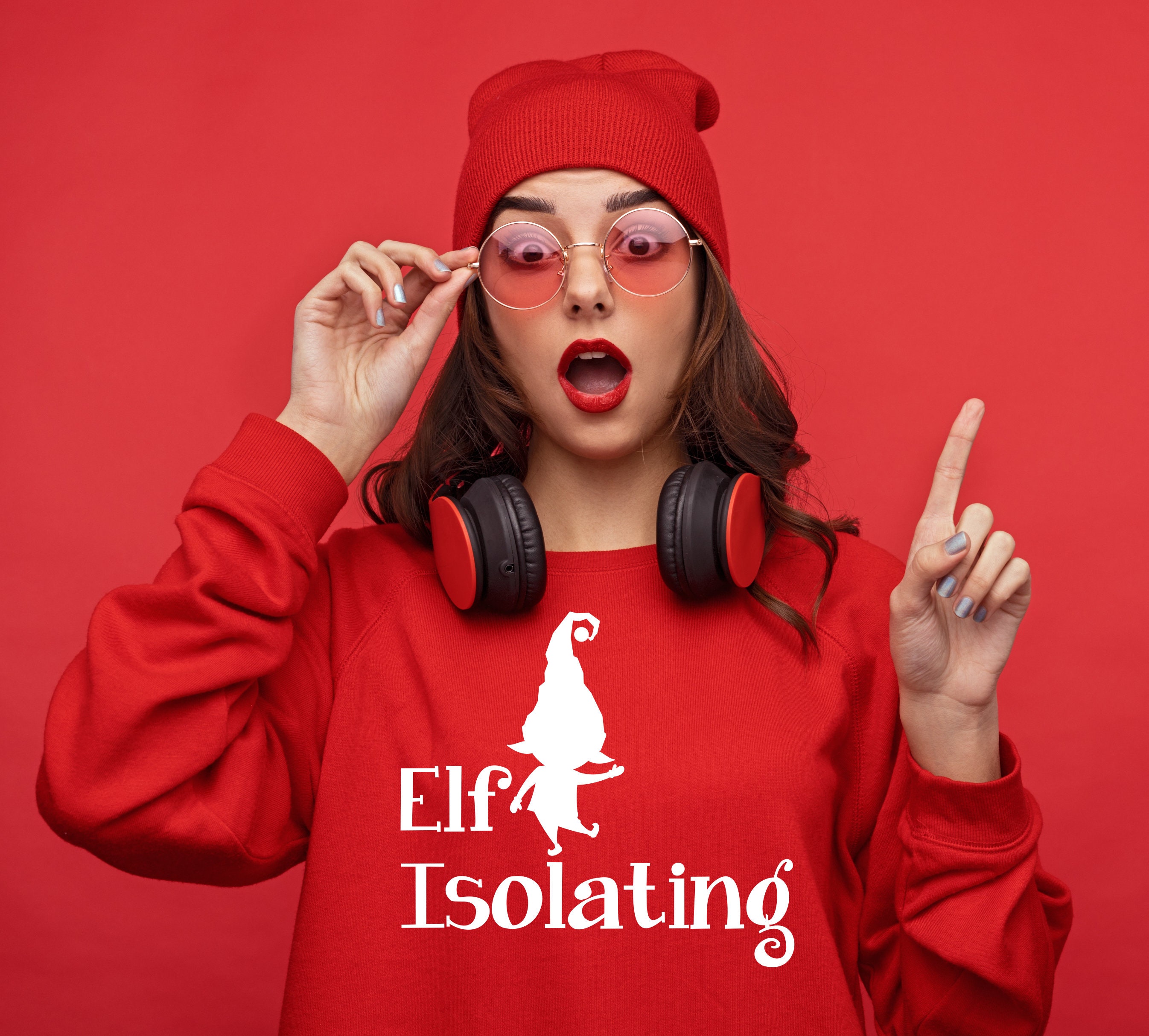 Elf Isolating Sweatshirt JH030 Funny 