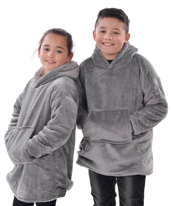 RI003 Kids Oversized Reversible Hoodie 