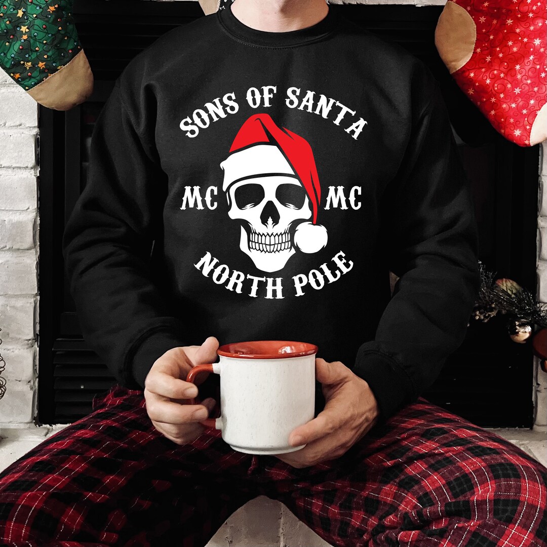 Sons of Santa North Pole Sweatshirt JH030 Funny Joke Christmas - Etsy