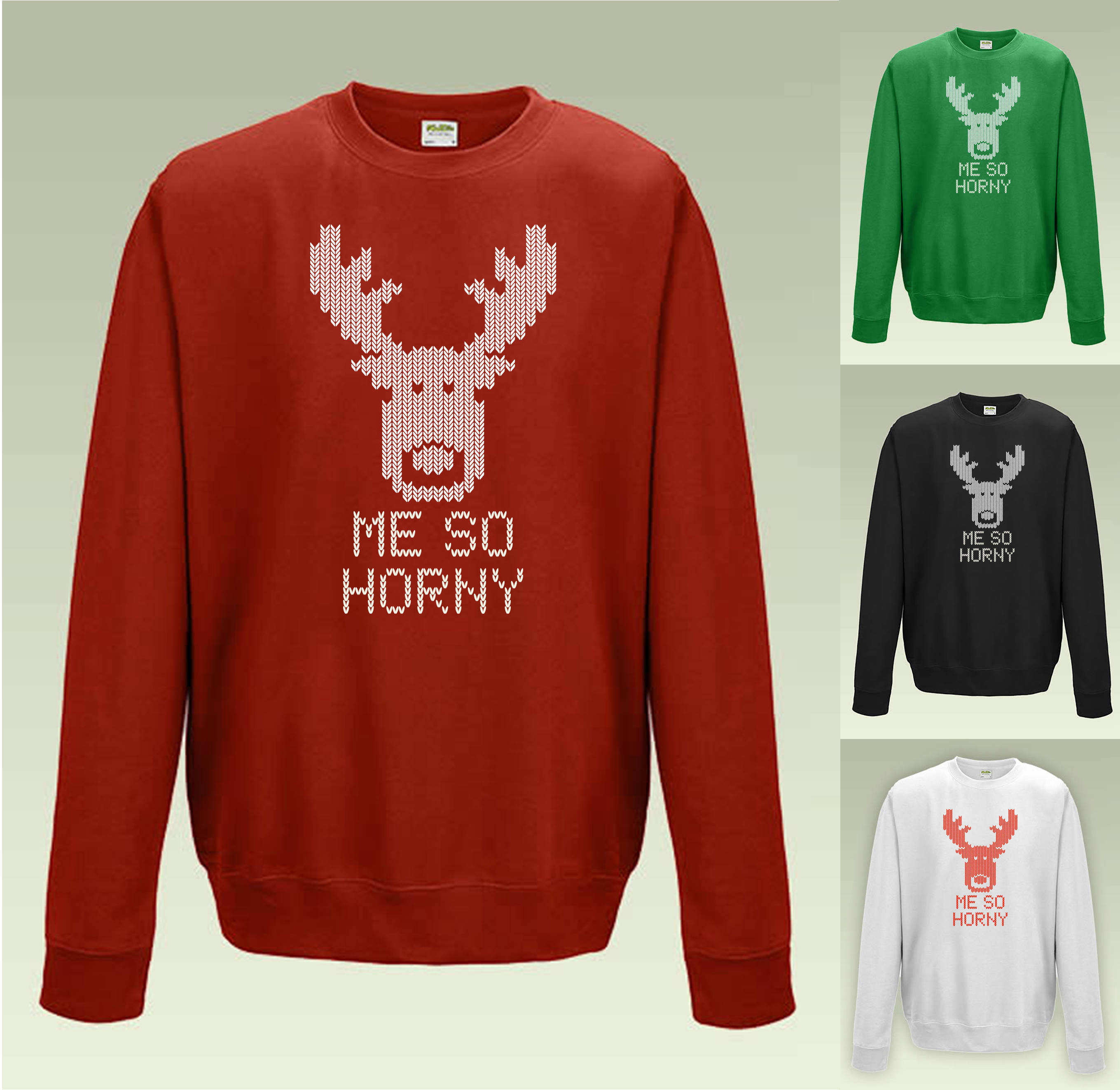 Me so Horny Sweatshirt JH030 Funny Rude Christmas Jumper Etsy UK
