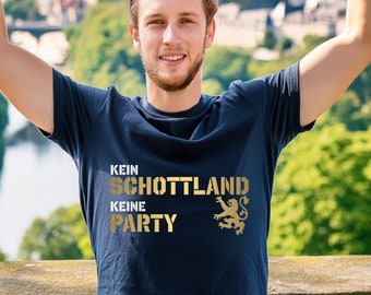 Kein Schottland Keine Party T-Shirt: Scottish Football Tee