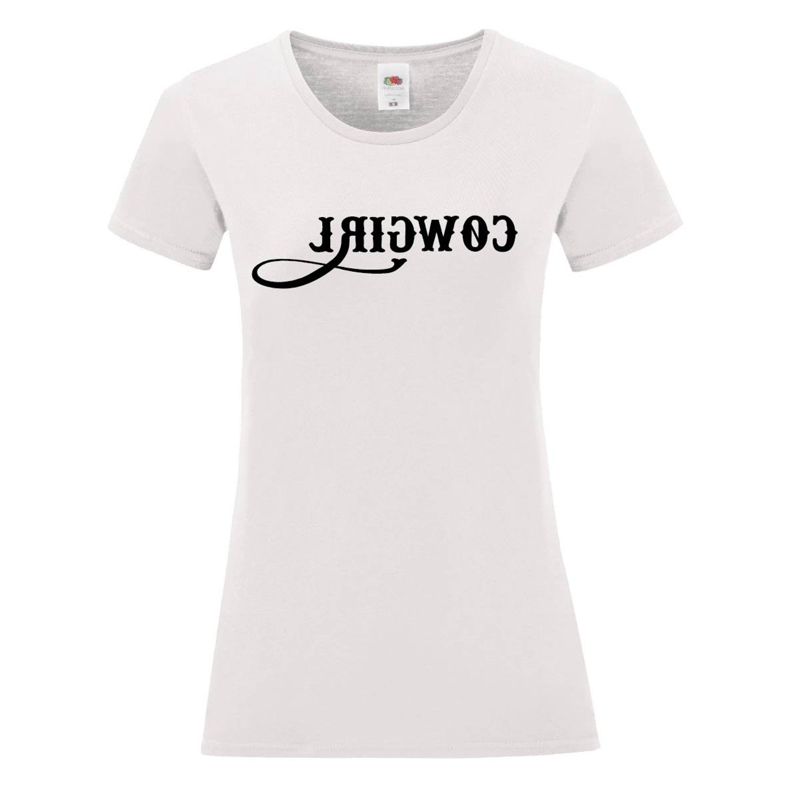 Reverse Cowgirl T-shirt Funny Rude Slogan Tee Mirrored - Etsy
