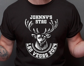 Personalised Stag Do T-Shirt: Custom Bachelor Party Tee